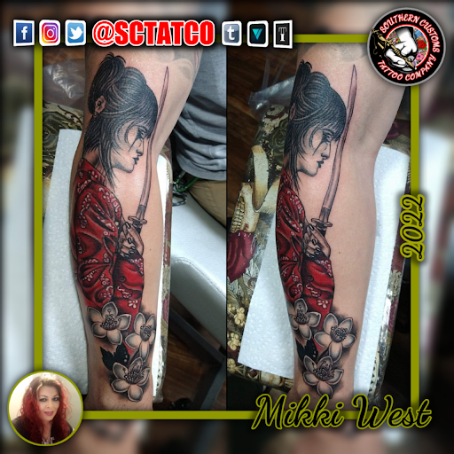 Explore 2 face tattoo ideas, creative tattoo ideas in Fayetteville, available at Southern Customs Tattoo Company