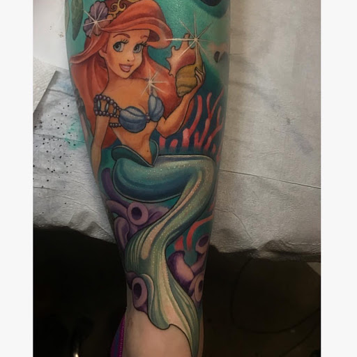 Explore trippy mushroom tattoo ideas, creative tattoo ideas in Berwyn, available at Stones Throw Tattoo & Gallery