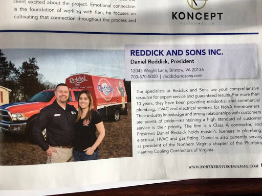 Plumber «Reddick & Sons, Inc.», reviews and photos, 12045 Wright Ln, Bristow, VA 20136, USA