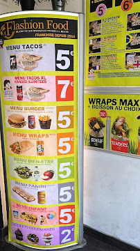 Restaurant de tacos FLASHION FOOD TACOS BURGER & HOT-DOG à Marseille (la carte)