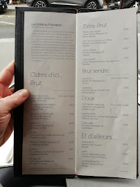 LE CAFÉ PIERRE HERMÉ à Paris menu