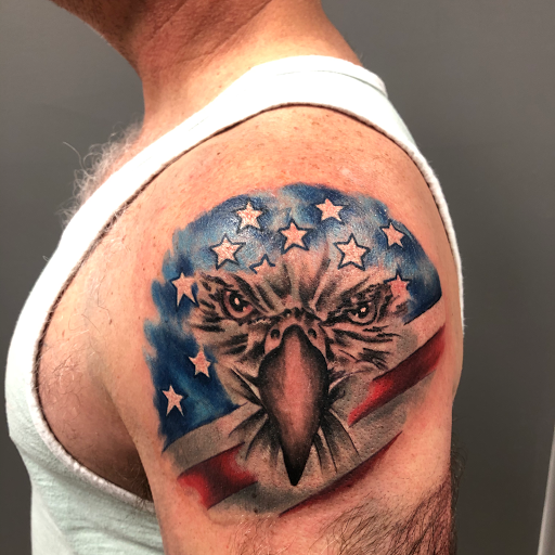 Explore heaven tattoo ideas for guys, creative tattoo ideas in Lakeland, available at Lyons Den Tattoo Company