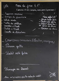Restaurant Le Pêcheur à Agde (le menu)
