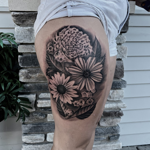 Explore daughter name tattoo ideas for mom, creative tattoo ideas in Grand Haven, available at Ink Haven Tattoo Studio