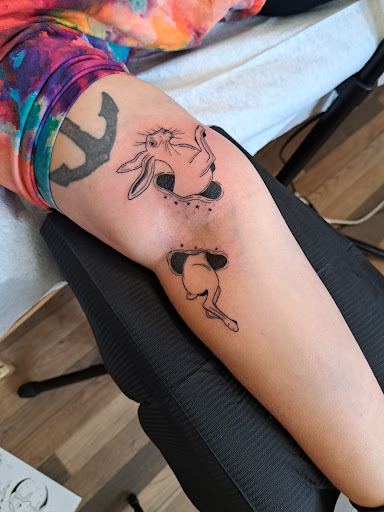 Explore hurt tattoo ideas, creative tattoo ideas in Idaho Falls, available at La Belladonna Tattoo Parlor