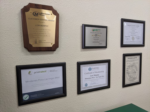 Print Shop «Minuteman Press», reviews and photos, 1725 S Rainbow Blvd #16, Las Vegas, NV 89146, USA