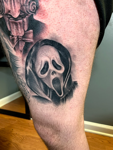 Explore patriotic tattoo sleeve ideas, creative tattoo ideas in Newton, available at Eternal Grafix