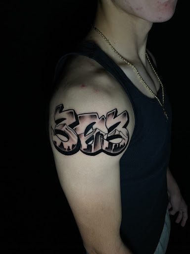 Explore anime couple tattoo ideas, creative tattoo ideas in Denver, available at Certified Tattoo Studios