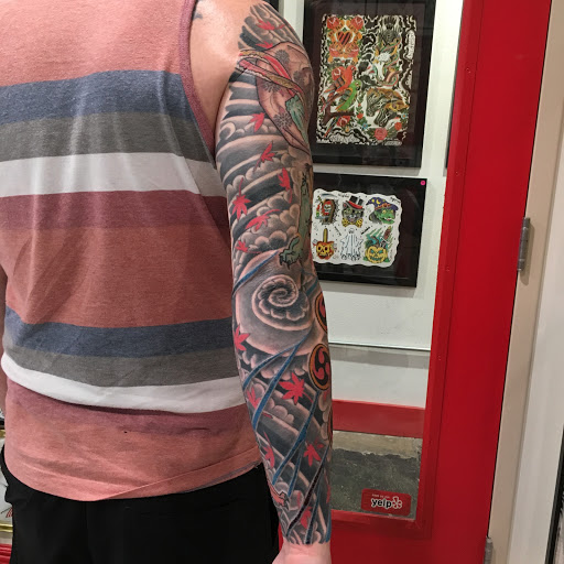 Explore wedding ring finger tattoo ideas, creative tattoo ideas in Dallas, available at Carl Hallowell, Horisho