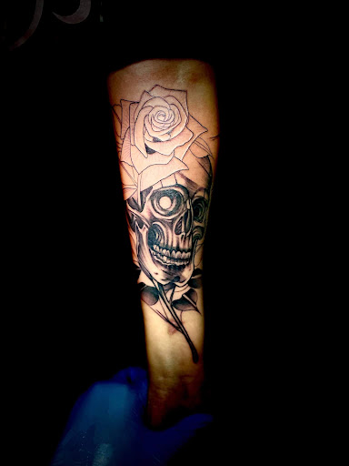 Explore poke and stick tattoo ideas, creative tattoo ideas in Denver, available at Nocturnal Tattoo 2