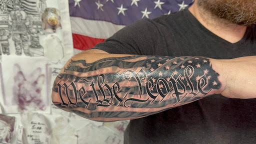 Explore men tattoo ideas shoulder, creative tattoo ideas in Conroe, available at Nicoles Tattoos and Piercings