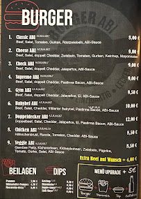 Burger Abi à Bad Pyrmont carte