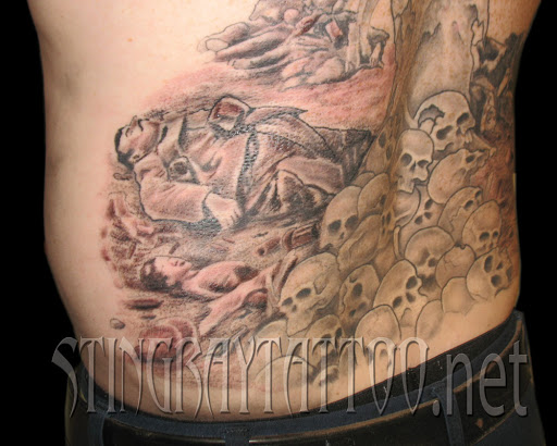 Explore chest tattoo male ideas, creative tattoo ideas in Reno, available at Stingray Tattoo supplies