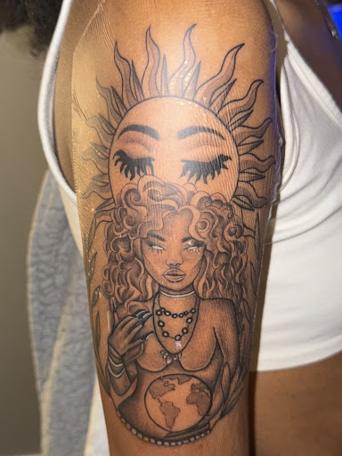 Explore bamboo tattoo ideas, creative tattoo ideas in Roanoke, available at Black Caesar Tattoos & Piercings