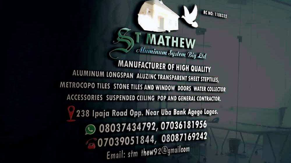 St Mathew Aluminium System Ng Ltd