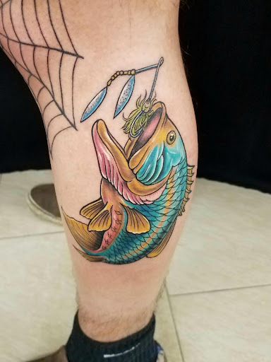 Explore dog memorial tattoo ideas, creative tattoo ideas in Toms River, available at Jersey Sure Lines Tattoo