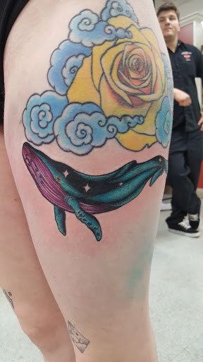 Explore ankle tattoo ideas for men, creative tattoo ideas in Bradley, available at Oak and Ember Tattoo