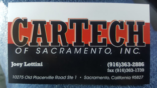 Auto Repair Shop «Cartech Of Sacramento Inc», reviews and photos, 10275 Old Placerville Rd, Sacramento, CA 95827, USA