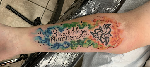 Explore tattoo ideas for men black, creative tattoo ideas in Minneapolis, available at Ocean Blue Tattoo & Art Studio