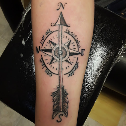 Explore chest plate tattoo ideas, creative tattoo ideas in Cumberland, available at Queen City Ink