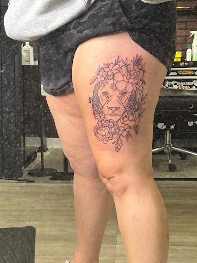 Explore nintendo tattoo ideas, creative tattoo ideas in Akron, available at Black Amethyst Tattoo Company Akron