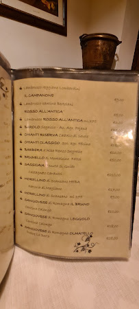 Restaurant Antica Trattoria Di Ricco' à Serramazzoni (le menu)