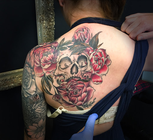 Explore shoe tattoo ideas, creative tattoo ideas in Butte, available at Aphotic Tattoo Studio & Artistry