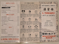 Menu du Ristorante Il Mandarino à San Lazzaro di Savena