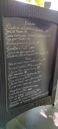 Restaurant Le Pot d'Étain à Manerbe menu