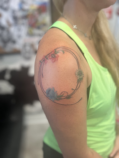 Explore black light tattoo ideas, creative tattoo ideas in Navarre, available at Ocean Wave Tattoo