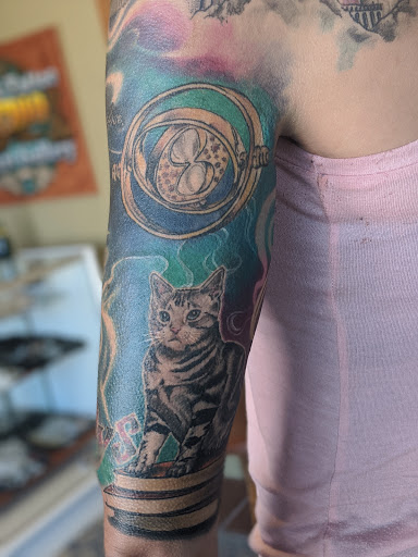 Explore tattoo name cover up ideas on wrist, creative tattoo ideas in Las Cruces, available at Camino Tattoo Studio & Art Gallery