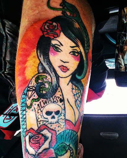 Explore mens tattoo quote ideas, creative tattoo ideas in Meridian, available at spACEys Rock N Roll Tattoo