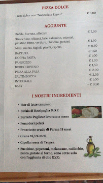 Pizzeria Da Asporto da Checcuzzo à Casacorba menu
