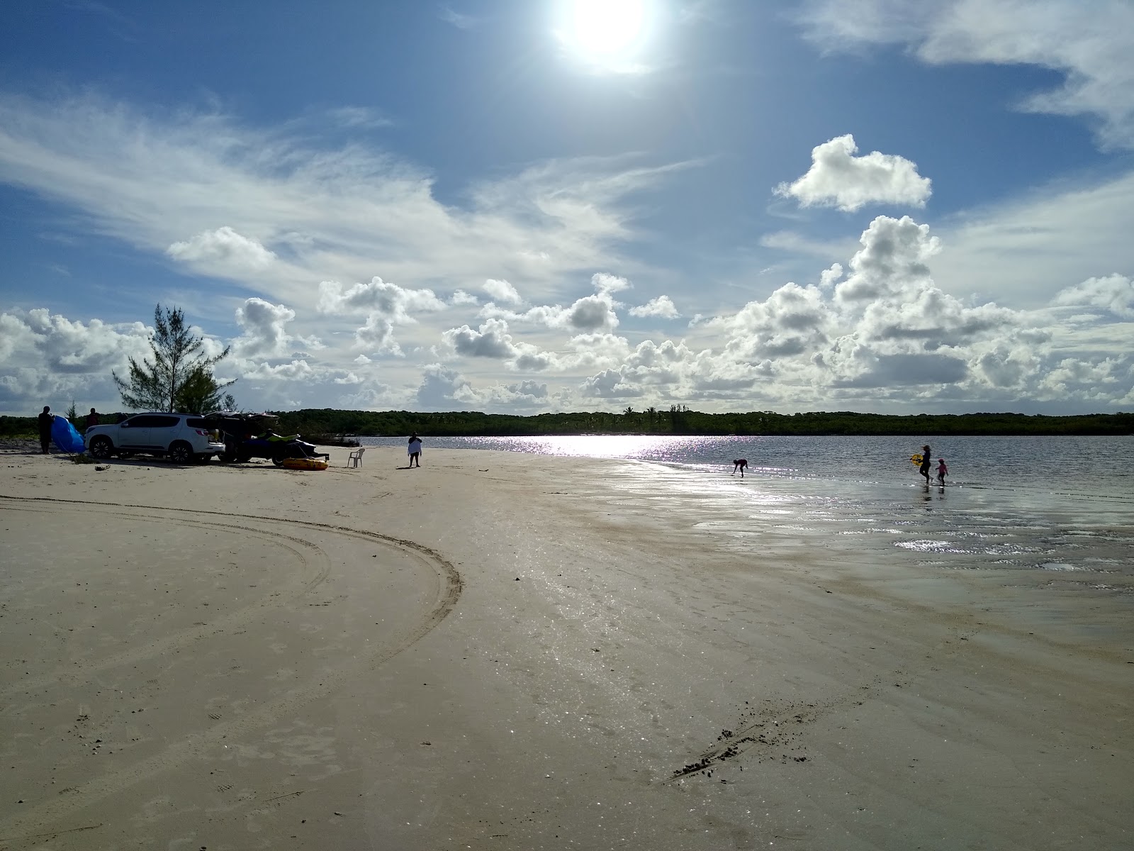 Zdjęcie Praia Barra de Albino z proste i długie