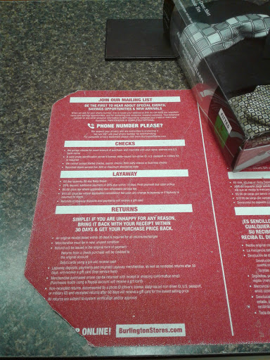 Clothing Store «Burlington Coat Factory», reviews and photos, 60 Newport Ave, Rumford, RI 02916, USA