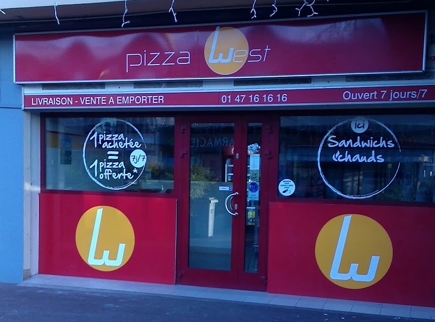 Pizza West à Rueil-Malmaison (Hauts-de-Seine 92)