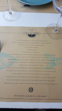 Casa da Guripa à Lavra menu
