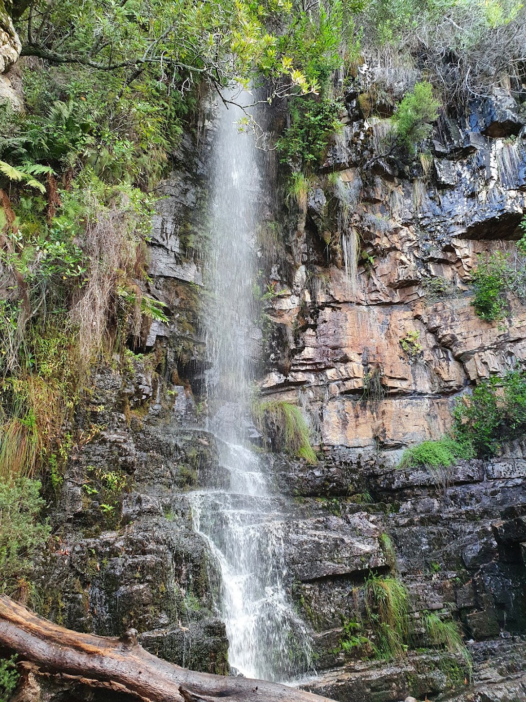 Contour path waterfall