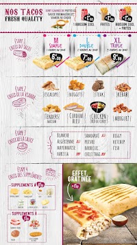 Menu du BRO'S Burger & Tacos à Douvaine