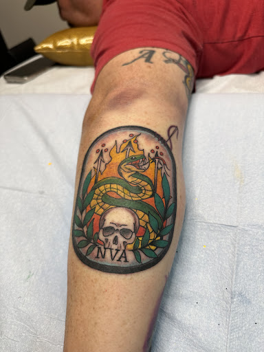 Explore navy tattoo ideas, creative tattoo ideas in Norco, available at Live Canvas Tattoo Parlour