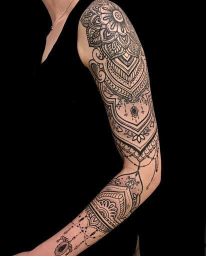 Explore olive branch tattoo ideas, creative tattoo ideas in South Lake Tahoe, available at Lake Monster Tattoo