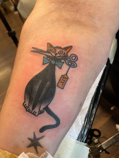 Explore male arm tattoo ideas, creative tattoo ideas in Delmar, available at Resolute Tattoo