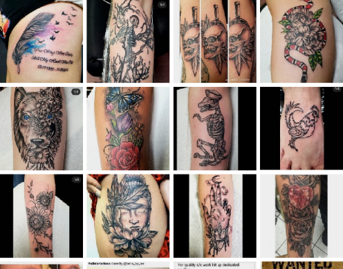 Explore genesis tattoo ideas, creative tattoo ideas in Hialeah, available at Allstar Tattoo & Body piercing