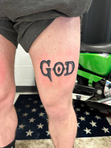 Explore inner thigh tattoo ideas, creative tattoo ideas in Orland, available at K1LL3R ARTW0RK