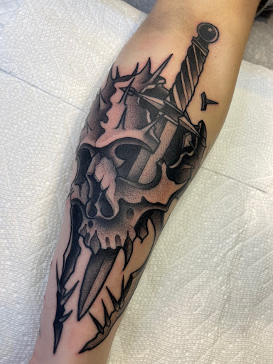 Explore simple men tattoo ideas, creative tattoo ideas in Junction City, available at Patriot Tattoo Company