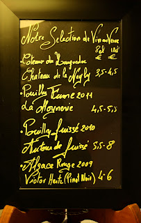 Restaurant Le colibri à Rodez (la carte)