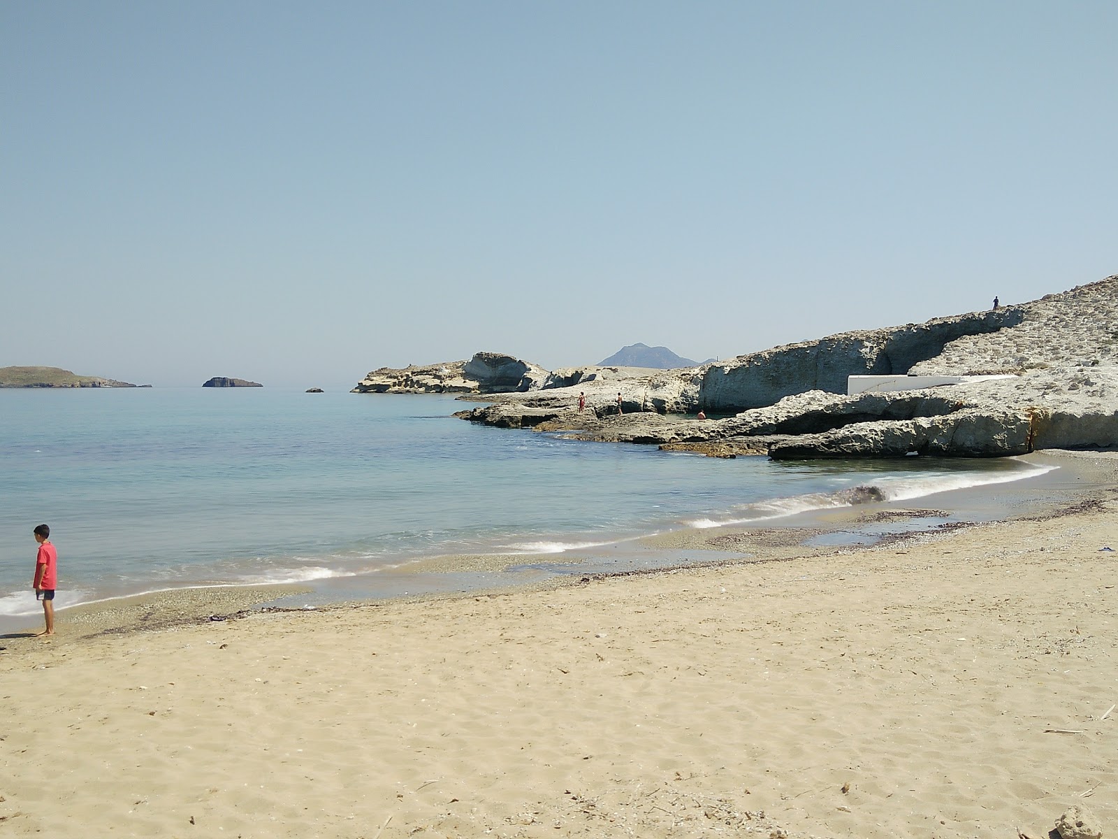 Paralia Alogomandra'in fotoğrafı - rahatlamayı sevenler arasında popüler bir yer