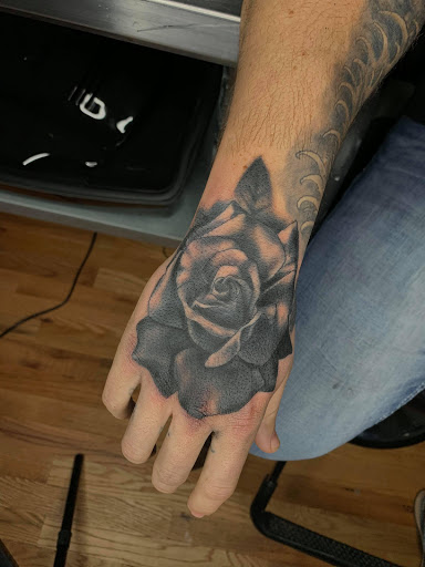 Explore tattoo fill ideas, creative tattoo ideas in Lake Villa, available at Eternal Tiger Tattoo