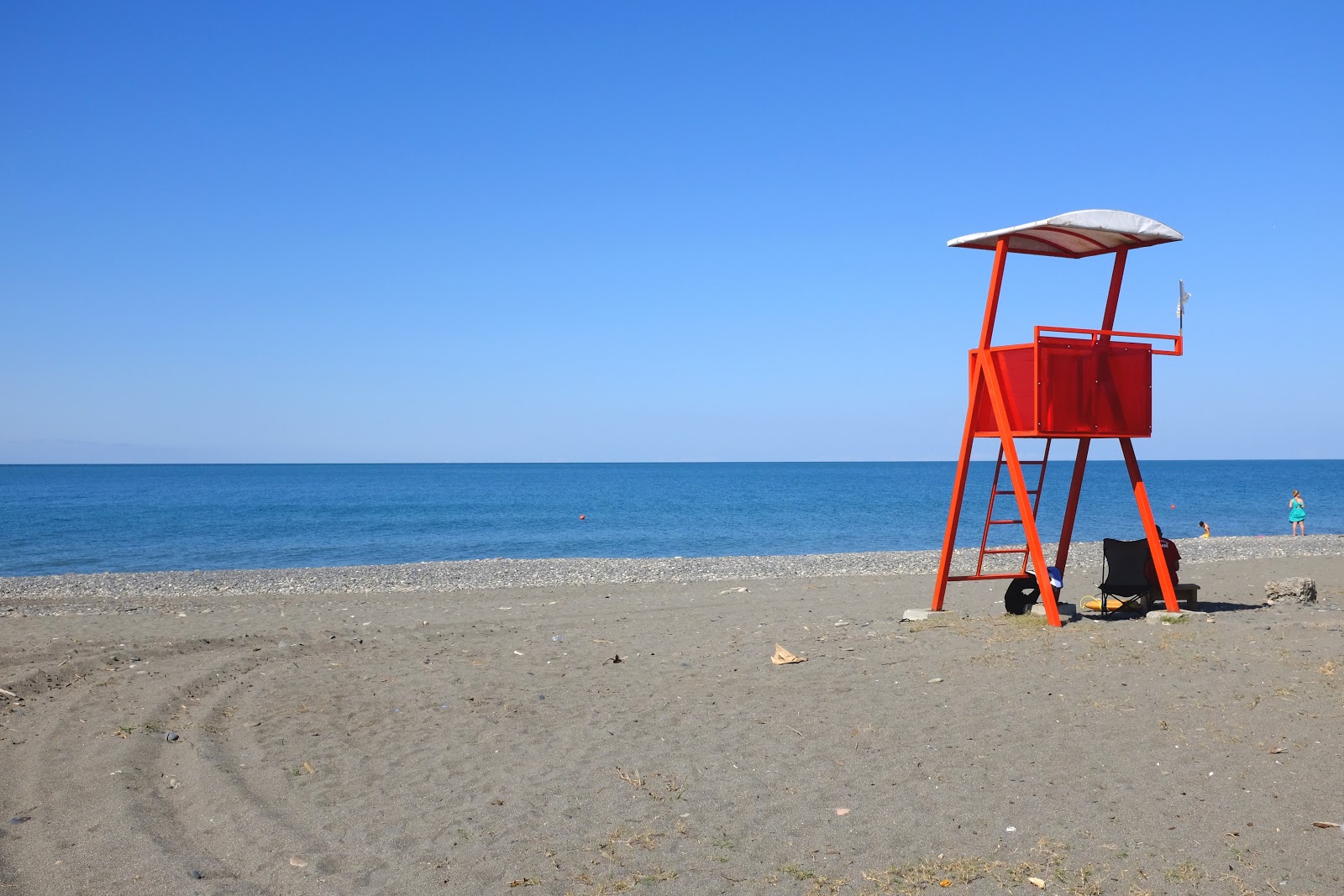 Foto de Anaklia beach com meios de comunicação nível de limpeza