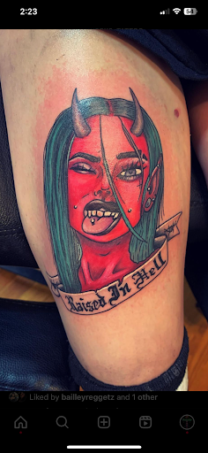 Explore waterfall tattoo ideas, creative tattoo ideas in Greensburg, available at Permawork Tattoo